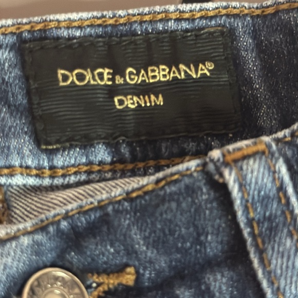 Authentic Dolce & Gabbana luxury designer kids denim jeans Sz 5 boys - Picture 6 of 8